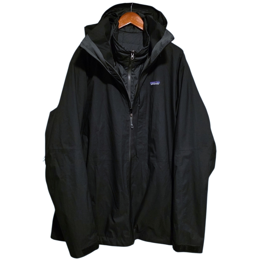 Patagonia 3-in-1 Snowshot Jacket Black Size XXL